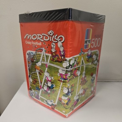 8357 MORDILLO CRAZY FOOTBALL HEYE PUZZLE 500 Piece JIGSAW NEW SEALED 1988