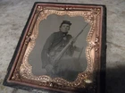 New ListingAntique Civil War Tin Type Union Soldier With Rifle
