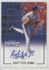 2016 Elite Extra Edition USA Baseball Contenders Ricky Tyler Thomas Auto b1p
