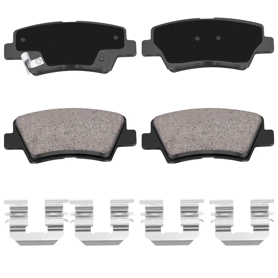 Rear Ceramic Brake Pads For 2014 2015 2016 2017 Kia Forte Forte5 Forte Koup l4. - Image 2 of 4