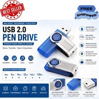 USB Flash Drive 2.0 Pen Drive Waterproof Memory Stick 4GB 8GB 16GB 32GB 64GB 128