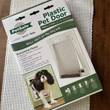 Petsafe Plastic Pet Door -Small 1-15 lb / 5 1/8  x 8 1/4  Flap Opening