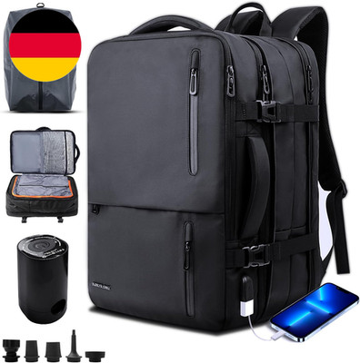 Handgepäck Rucksack Vakuum Laptop Backpack: 46L 19 Zoll Herren Handgepäck Flugze