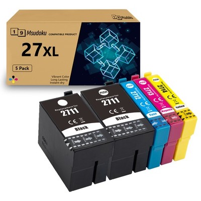 XL Patronen für Epson ersetzt 27XL WorkForce WF-3620DWF WF-3640DTWF WF-7110DTW