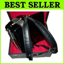 Genuine Leather Accordion Shoulder Straps Set