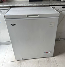 Bush White Chest Freezer, Manual Defrost, Freestanding, 1-5 ft³, 54cm