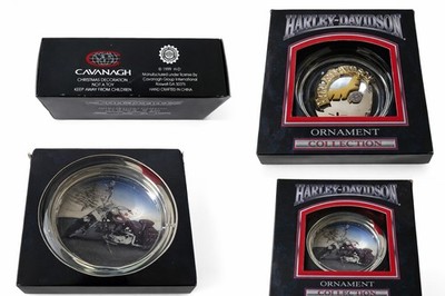 1999 Harley Davidson Gas Cap Christmas Ornament Cavanagh H-D Boxed