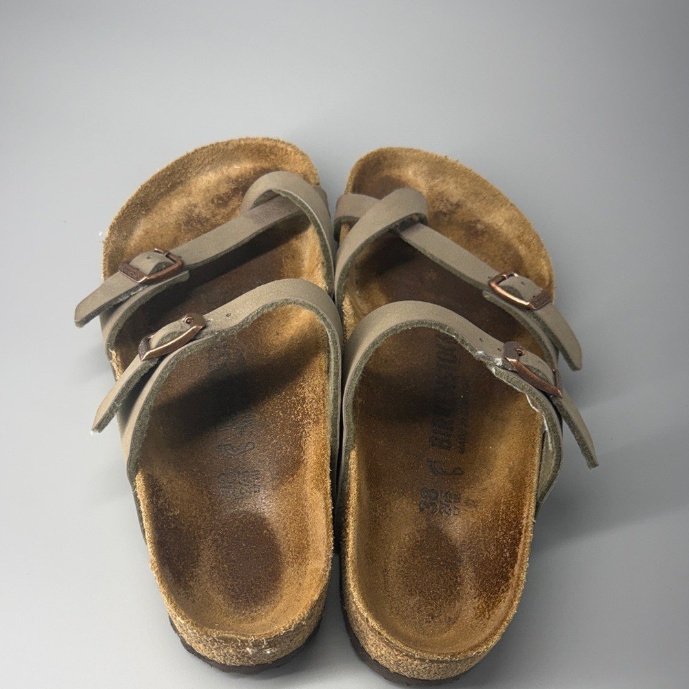 Birkenstock Tan and Brown Sandals