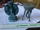 2 Vintage Star Wars Weapons - 2006 Hoth Laser Cannon & 1980 Imperial Probe Droid