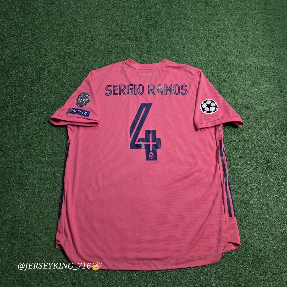 【ramos】 2019/20 Adidas Real Madrid Away Soccer Auth Jersey Sergio