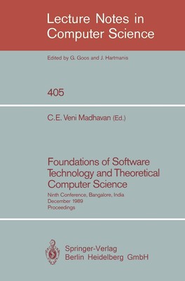 Foundations of Software Technology and Theoretical Computer Science Conjeevaram 