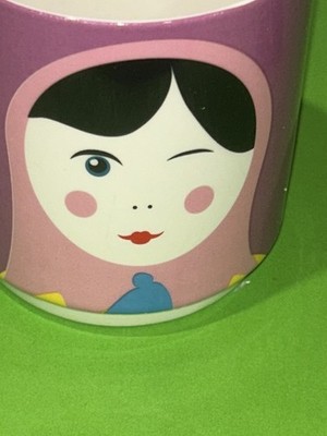 Vintage Coffee Mug Babushka Your a Doll Clair Chilcott Maxwell Williams Vibrant!