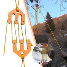 Game & Gear Hoist Block and Tackle System, Ultralight Hunting Game Hoist