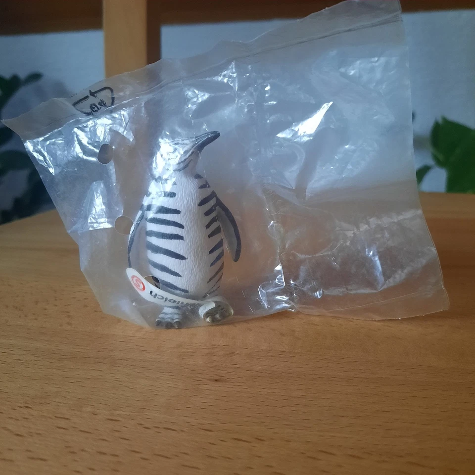 Schleich 75 Jahre Sondermodell Pinguin 82804 Zebralook nur 2010 mit Prospekt - Bild 2 von 3