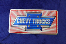 Chevrolet Chevy Trucks Bowtie Promo Front License Plate Accessory Truck Gm