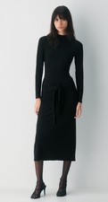 Aritzia Wilfred Conjure Dress Black Size L NEW NWT