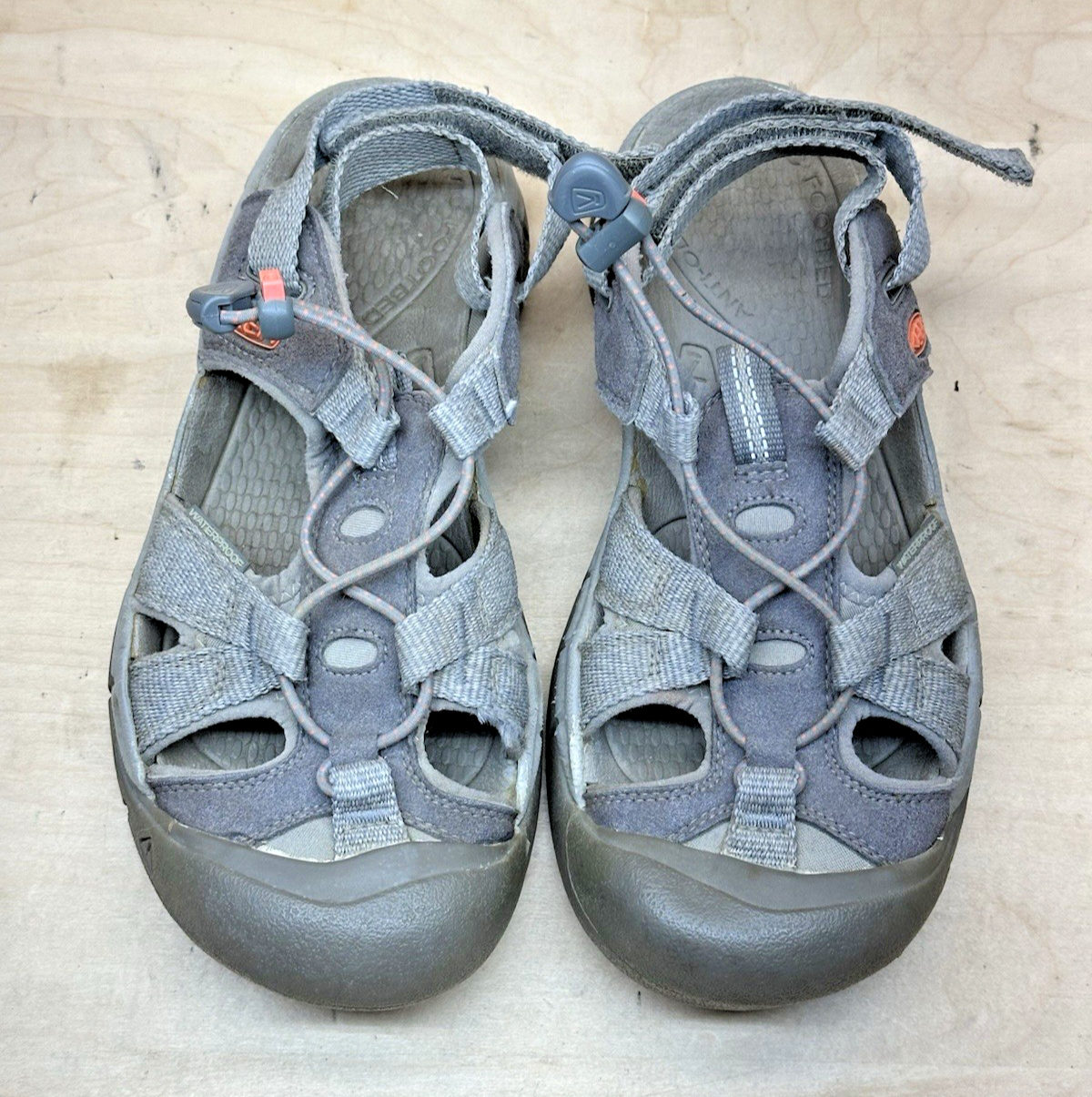 KEEN Sandali da trekking donna impermeabili punta chiusa taglia 6 5 GRIGIO