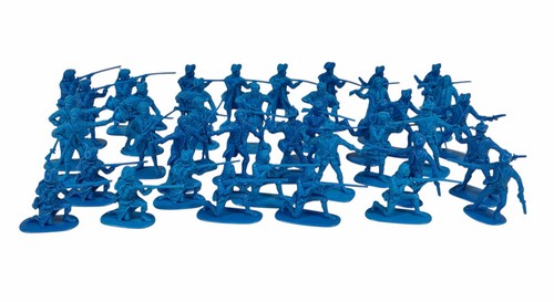 British Infantry Regiment 1776-1783 – 30 Figurines En Plastique 28mm – Reconstitue La Guerre D’Indépendance