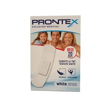 Prontex White Strips Cerotti In Tnt Bianchi Sterili Medio 20 Pezzi
