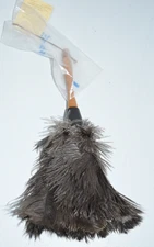 Feather Duster Cleaning Tool Ostrich Feathers Fuller Brush Co. 5" Wood Handle