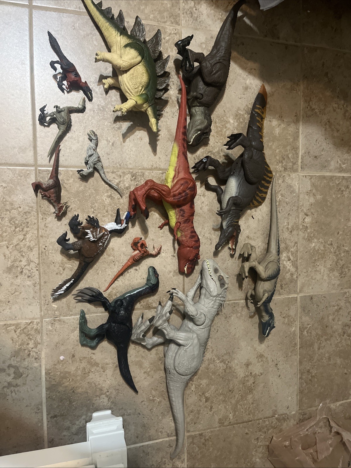 Lot Of JW dinosaurs Hammond Collection, Customs, And Mattell