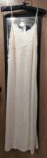 Vintage Sears Cream Nightgown Slip W/Lace Trim Size M 34 1/2-37