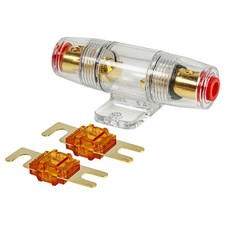 Mini-ANL Sicherungshalter transparent f&uuml;r Kabel bis 25qmm + 2 x 40A Sicherung