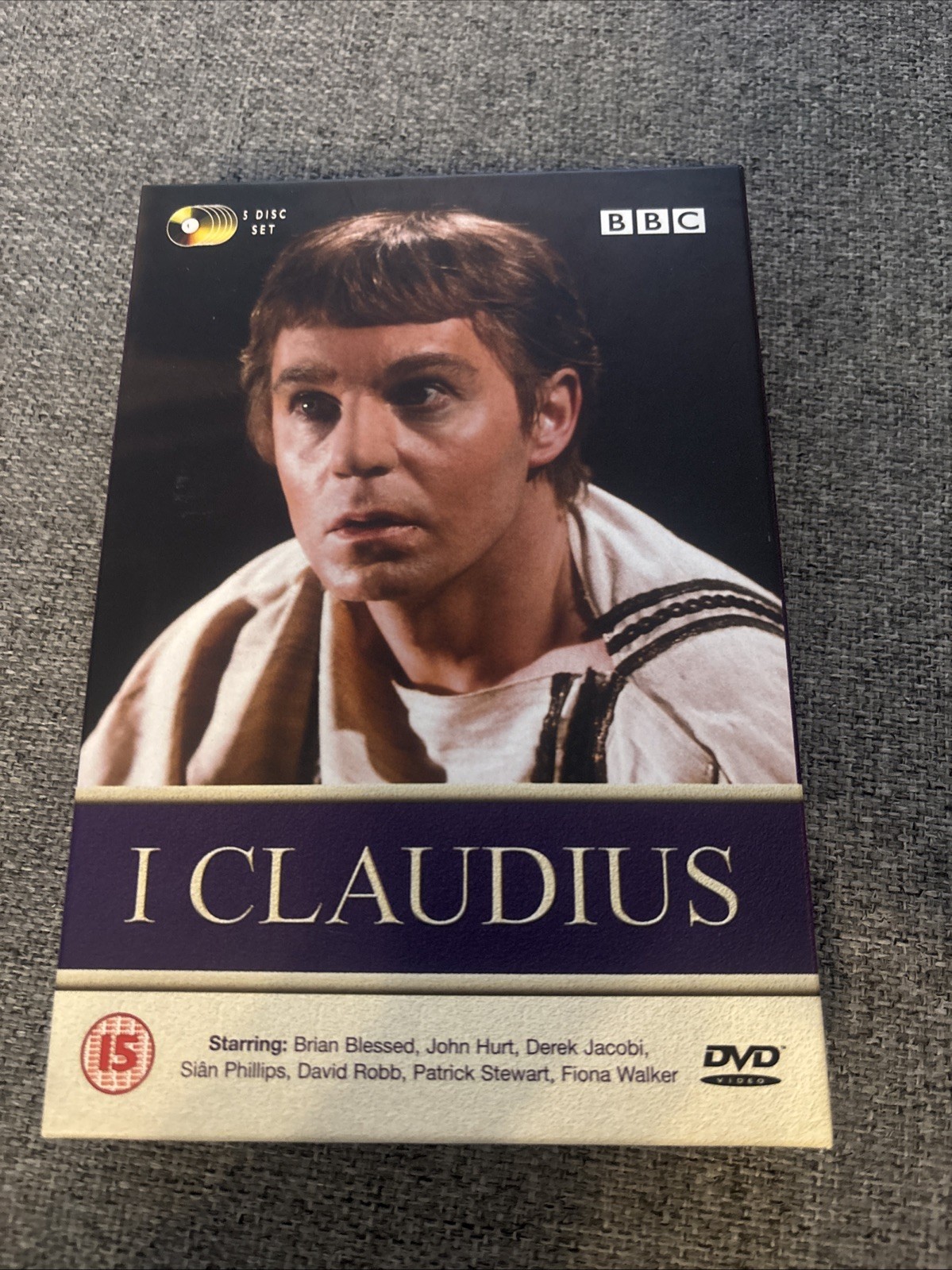 I Claudius DVD 1976 John Hurt Derek Jacobi Brian Blessed Patrick Stewart