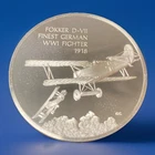 Sterling Silver Round Franklin Mint History of Flight 37.29 gram (1.11 ozt .999)