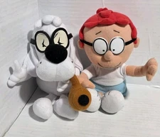 Sherman And Mr Peabody Plushes 9” Bean Bag Stuffins Cvs