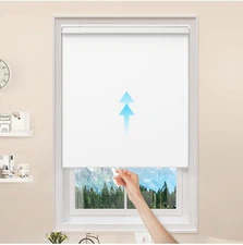 GENIMO 100% Blackout Roller Window Shades, Window Blinds Cordless 36x75