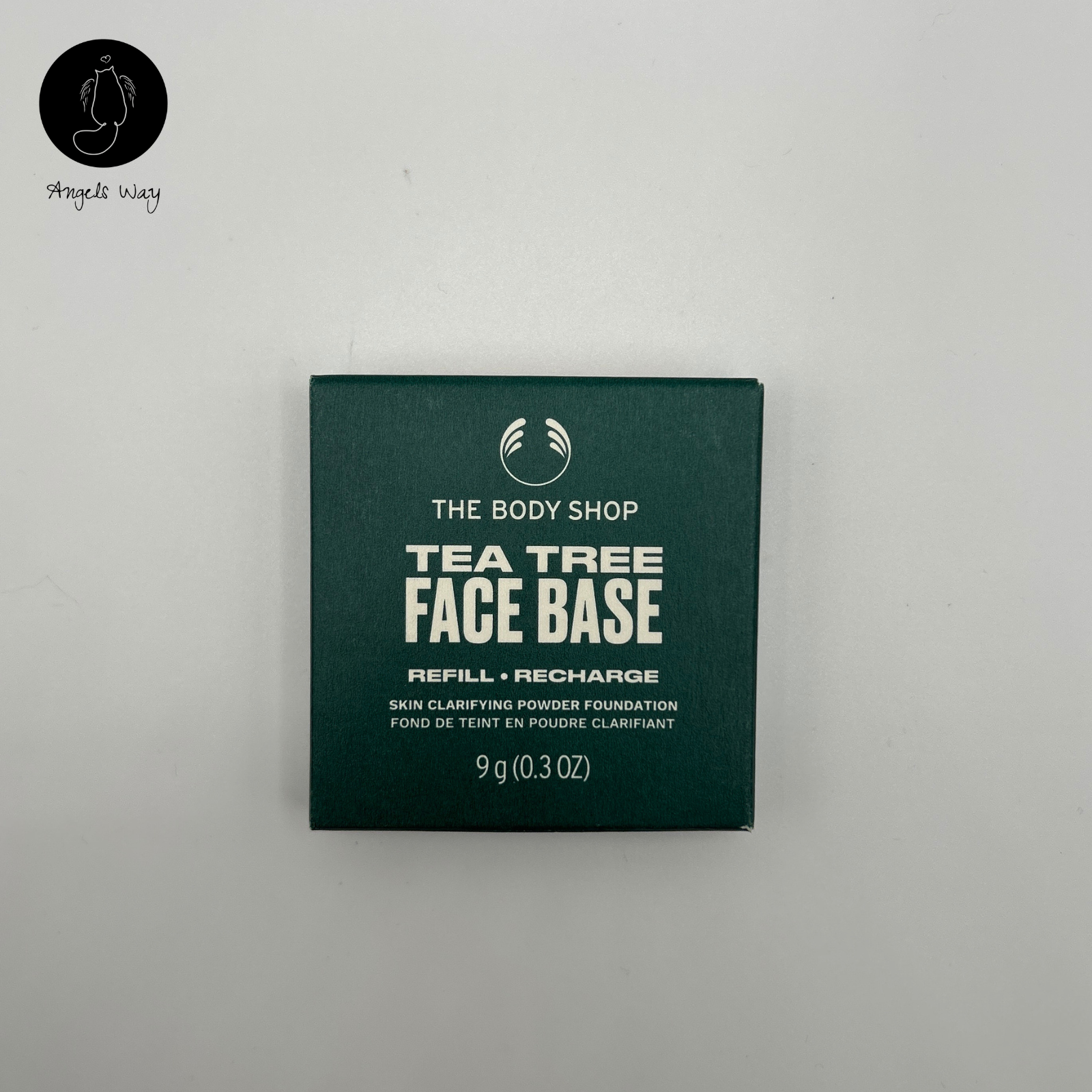 The Body Shop Tea Tree Face Base Refill Tan 3N Powder Foundation Vegan 9g
