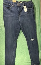 Levi's 311 Shaping Skinny Jeans Womens 31x30 Blue Dark Wash Denim Stretch Pants