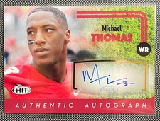 2016 Sage Hit Michael Thomas Rookie Auto Red Autograph #A-16 Ohio State OSU