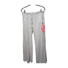 VINTAGE Victoria's Secret VS PINK Track Pants Sweats Speckled Wide Leg Baggy XS