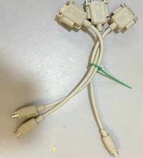 Apple Macintosh Vintage Localtalk 8-Pin Din to RS-232 Serial Adapter 590-0553-A