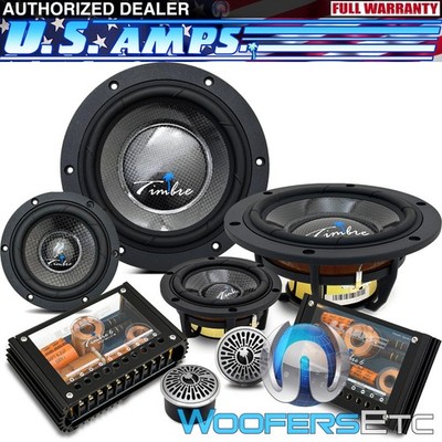 US AMPS TIMBRE 6 SIGNATURE 6.5'' 3-WAY AUDIOPHILE COMPONENT CROSSOVERS SPEAKERS