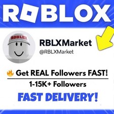 CHEAPEST Roblox Followers! | 1-15k Followers | QUICK, RELIABLE & SAFE 🔥⚡️