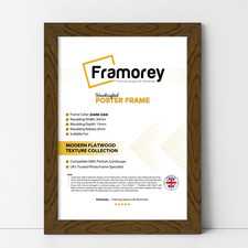 Modern Flat Picture Frames for Home & Office Stylish Wall and Tabletop Display