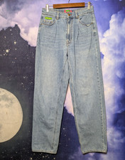 Vintage Empyre Tori Light Wash Pleated Baggy Womens Jeans Size M 90s Y2K Skater