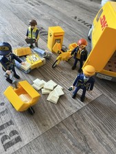 PLAYMOBIL Paketdienst DHL inkl. Briefkasten, Zeitungsaussteller und Fahrrad
