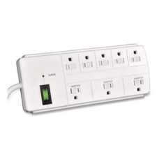 Go Green Power GGPGG18316WH 8 Outlet Mini Surge Protector White