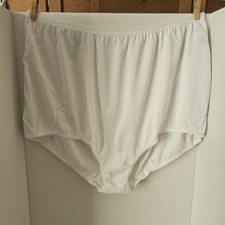 NWOT Vtg Sears Blue Package White Panty Acetate Double Mushroom Gusset Sz 10