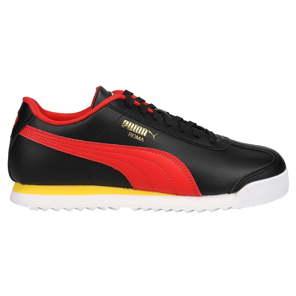 PUMA Roma Country Lace Up  Youth Boys Black Sneakers Casual Shoes 39155005
