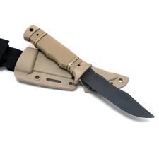 MetalTac Rubber Training Knife Combat with Scabbard/Sheath Airsoft Props Dummy