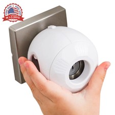 Child Safety Door Knob Cover 4 Pack Hard-to-Remove Dual-Lock Door Handle Cover