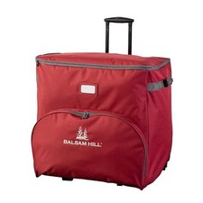 Deluxe Rolling Ornament Chest - 100pc Christmas Decoration Storage 100 Piece