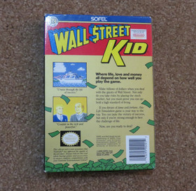 🔥 WALL STREET KID with BOX (Nintendo Entertainment System, NES) TESTED! 🔥