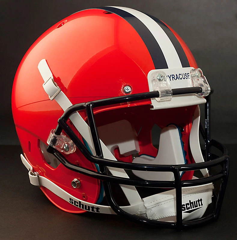 SYRACUSE NARANJA 1983-2004 Schutt XP Gameday RÉPLICA Casco de Fútbol NARANJA Foto 2 de 2