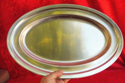 schönes Tablett , Fleischplatte ,  WMF Cromargan ,  47,5cm x 31,5cm